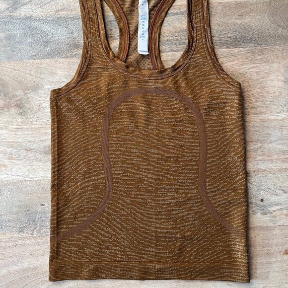 Lululemon Swiftly Tech Racerback Tank Top 2.0 - Copper Brown SIZE 0 - Picture 2 of 9